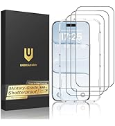 UNBREAKcable for iPhone Air Screen Protector, 3-Pack Full Coverage Tempered Glass [Military Grade...