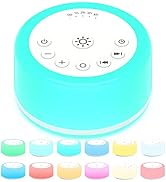 ColourNoise Sound Machine White Noise Machine 12 Colors Night Lights Brown Noise Machine with 30 ...