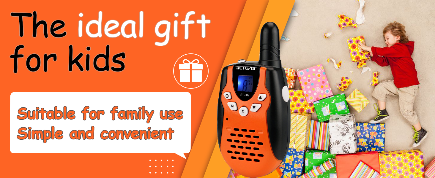 Handheld Walkie Talkies Durable Toy Best Birthday Gifts for 6 Year Old Boys and Girls