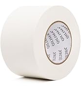QILIMA White Gaffers Tape 3 Inch x 60 Yards - Professional Grade Floor Tape for Electrical Cords ...