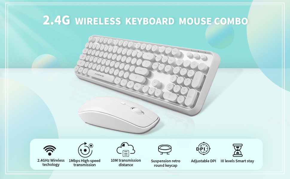 white keyboard