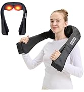 LAOBEN Neck and Shoulder Massager for Shoulder Massage and Neck Massage, Shiatsu Neck Massager wi...