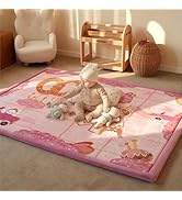 PaPaMat 1.5" Thick Educational Baby Floor Play Mat 59x79, Flannel Padded Memory Foam Kids Mat, No...