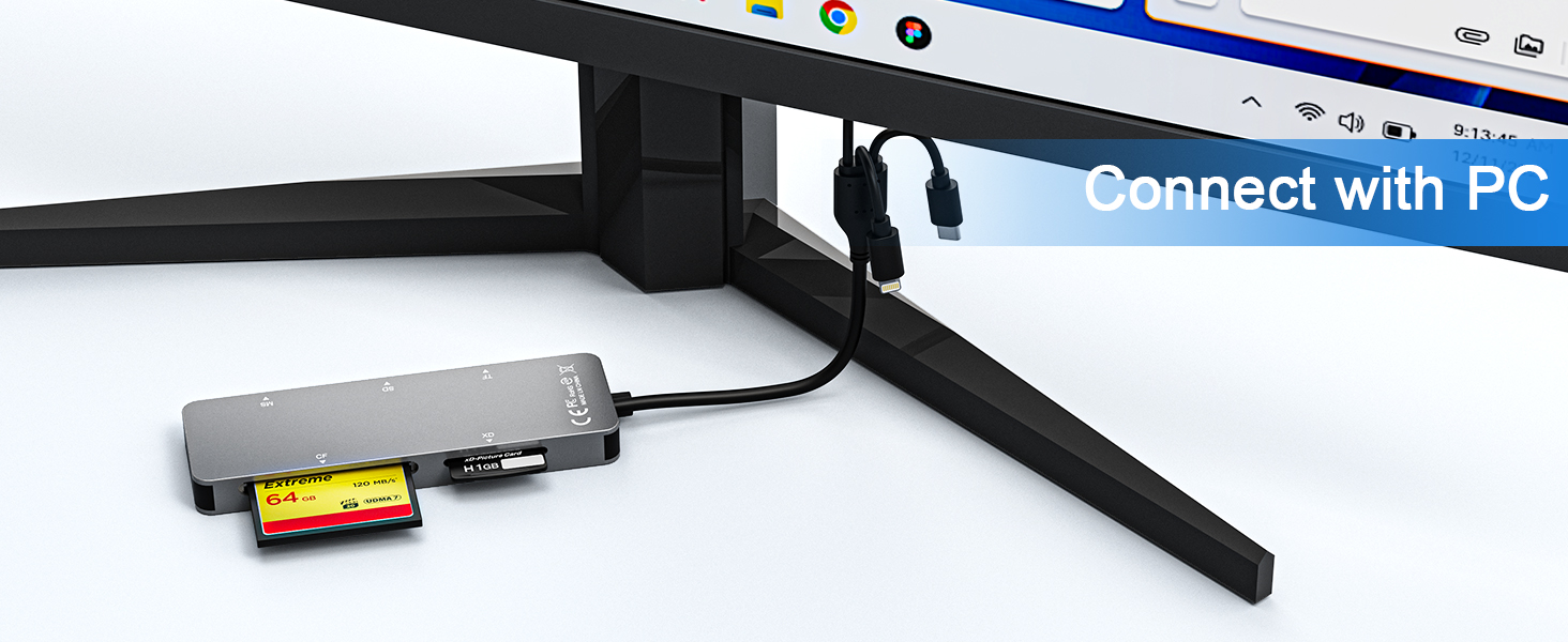 memory stick pro duo reader transfers data to pc