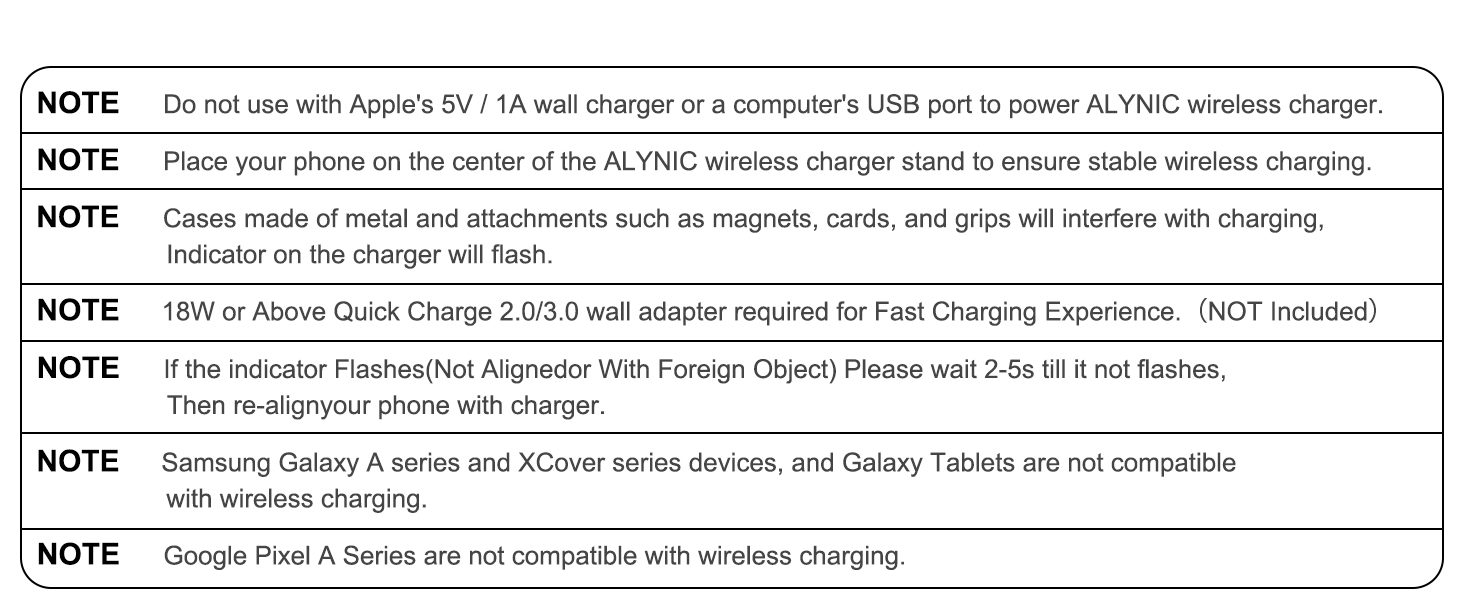 wireless charger stand