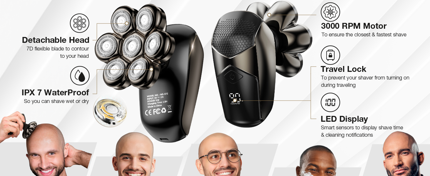 Head Shavers for Bald Men