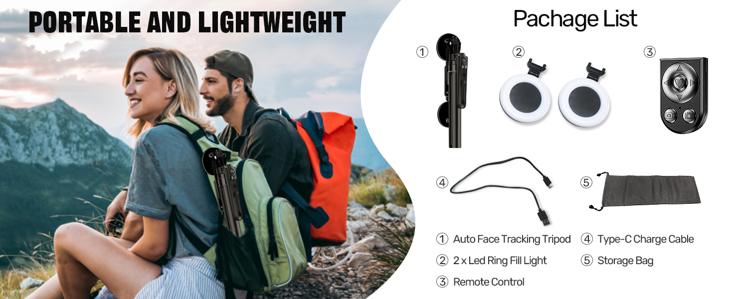 Face tracking tripod