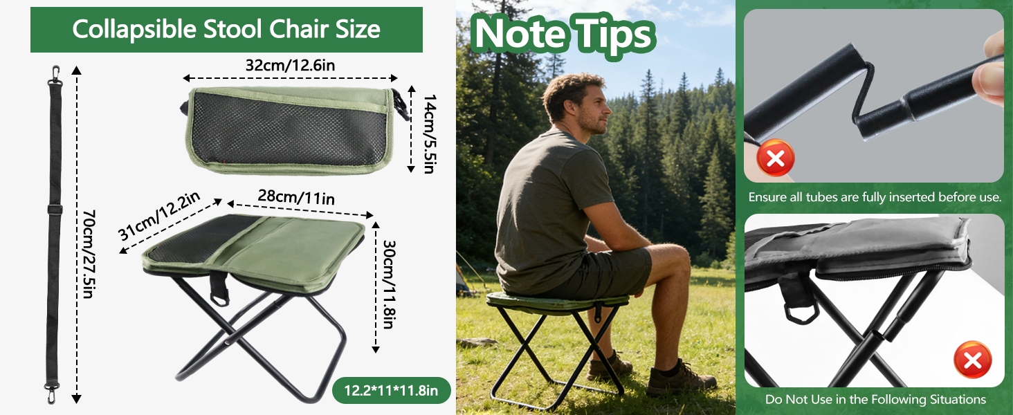 Foldable Stool for Camping