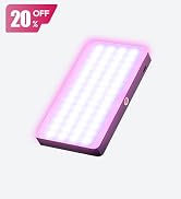 ULANZI LT002 RGB Video Light, Portable LED Camera Light Panel 0-360 Full Color, CRI 95+ 2500-9000...