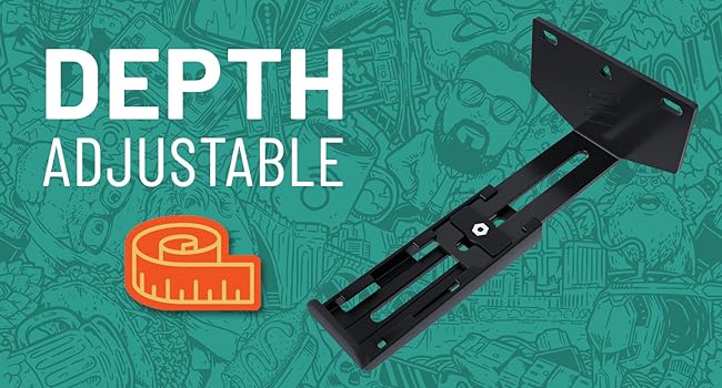 depth adjustable soundbar bracket for samsung Hisense and wall under Vizio tcl hanger Bose 900 polk