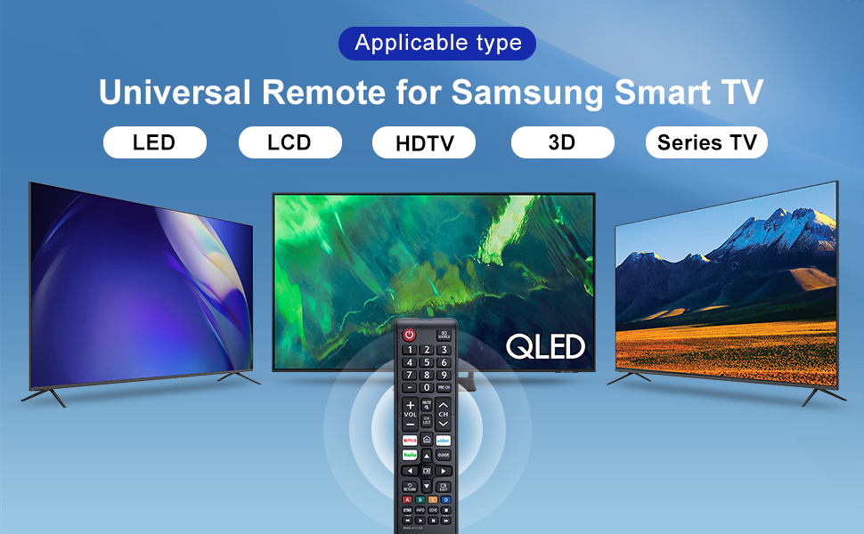 Universal Remote for All Samsung TV Remote, Replacement for All Samsung Smart TV