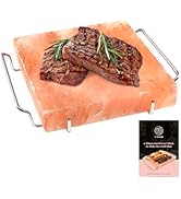 UMAID Himalayan Salt Block For Grilling, Cooking, Cutting and Serving,8X8X1.5 Food Grade Himalaya...