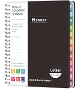 Planner 2026-2027, Academic Weekly and Monthly Calendar Planner, July 2026 - June 2027, Hardcover...