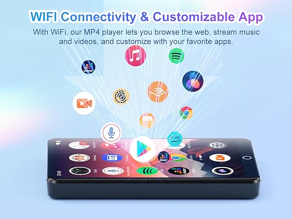 mp3 player with Bluetooth and wifi