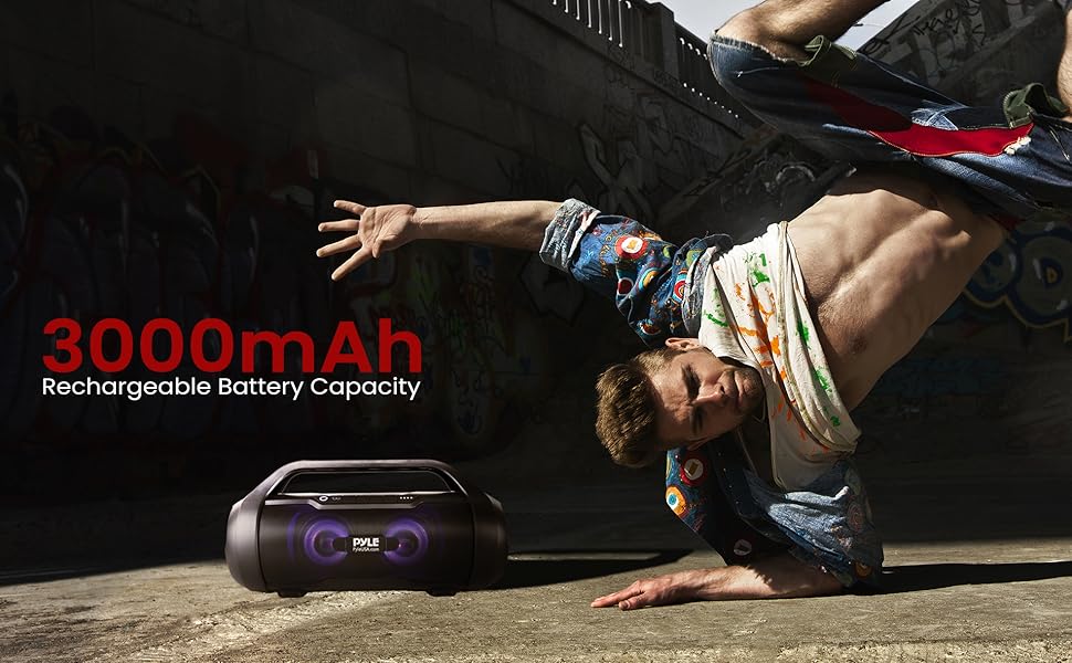 Wireless;Portable Bluetooth Boombox;Rechargeable Boom Box;Loud Stereo System;Speaker