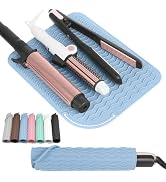 WRORUNER Larger Size Silicone Heat Resistant Mat for Curling Irons, Flat Irons, Hair Straightener...