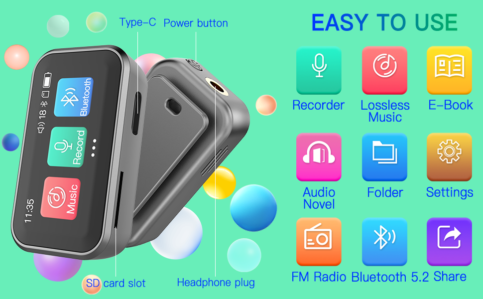 mp3 player with bluetooth