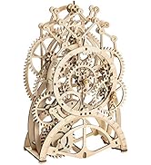 ROKR 3D Wooden Puzzles DIY Clock Kits for Adults to Build Wood Model Building Kit Unique Birthday...