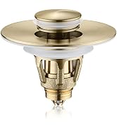 Universal Bathroom Sink Stopper - Bounce Wash Basin Drain Filter, Stainless Steel Pop Up Drain St...