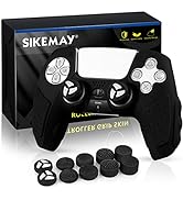 SIKEMAY PS5 Controller Cover Skin Case, Directly Applicable for PS5 Charger, Anti-Slip Sweatproof...