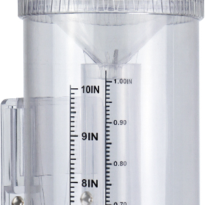 outdoor rain gauge tube