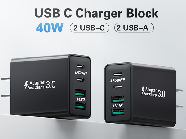 usb c charger block