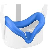VR Face Cover Compatible for Meta/Oculus Quest 2 Headset, SINWEVR Sweatproof Silicone Interfacial...
