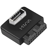 YiKaiEn USB 3.0 19-Pin/20-Pin to Type-E Motherboard Adapter - 90-Degree Angle Connector for Effic...