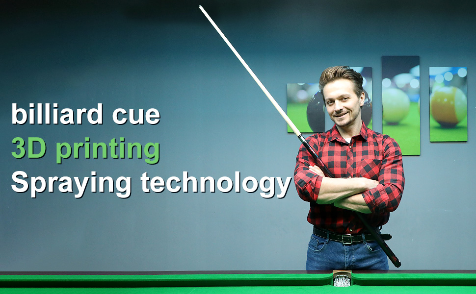 3D printing,billiard cue,house pool cue,bar pool cue,beginner cue