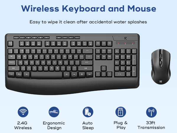 Wireless Keyboard and mouse BS8804