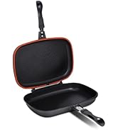 Frying Pan Flip Double Sided Grill Pan Cookware Stove Non Stick Griddle Pan Cooking Tools Double ...