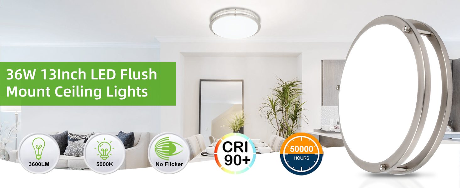 36W 13inch Ceiling Light Fixture