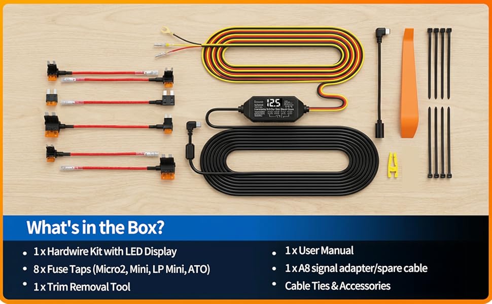 hard wire kit for dash cam