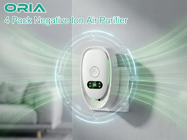 Plug-In Air Purifier, 4 Pack Negative Ion Air Ionizer