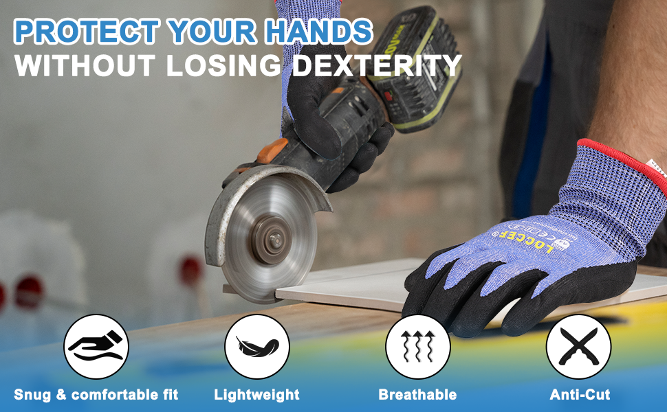 Cut Resistant Work Gloves