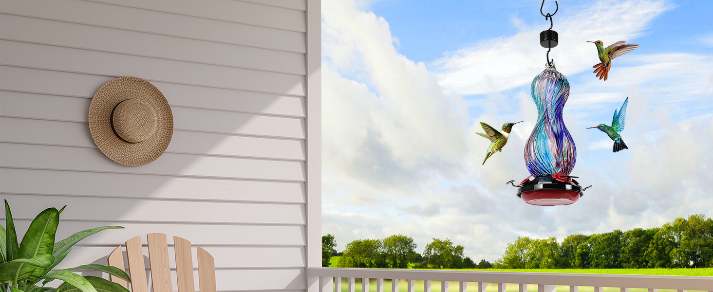 Enjoy quality time with lovely hummingbirds