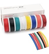 FIRMERST 24 Gauge 40 Feet Solid Core Tinned Copper Hook up Wire Kit - 8 Colors