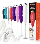 Milk Frother, Electric Whisk, Matcha Whisk, Upgraded Matcha Whisk Drink Mixer Electric Mini Whisk...