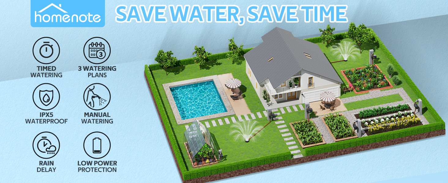 water timers for garden and yard