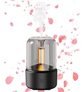 MEHIDFY Aromatherapy Essential Oil Diffuser with Light, 120ml Diffuser &amp; Essential Oil Set, Sleep...