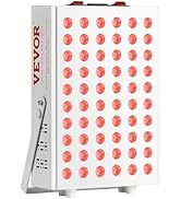 VEVOR Red Light Therapy for Body Face, 60 Dual-Chip LEDs, Red 660nm &amp; Near Infrared 850nm Combo, ...