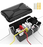 TOTUFY Large Outdoor Electrical Box Waterproof (12.6 x 8.3 x 5.2 inch), IP54 Weatherproof Extensi...