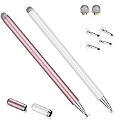 Stylus Pens for iPad, Touch Screens Stylus Pencils High Sensitivity Disc &amp; Fiber Tip Universal St...