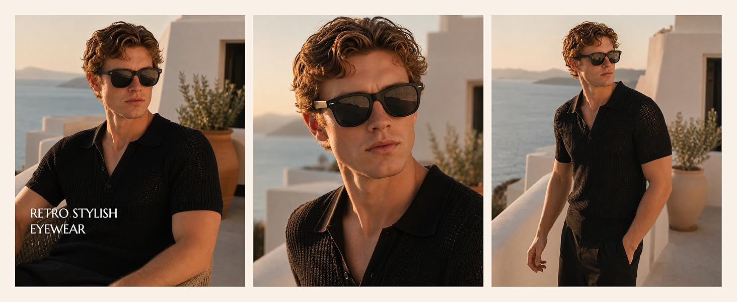 Sunglasses-Womens Polarized Sunglasses for Women-with UV Protection | Trendy Retro Sun Glasses