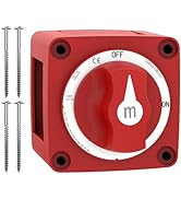 300A ON/Off Boat Battery Disconnect Switch 12V-48V Waterproof Heavy Duty Cutoff Switch Ignition P...