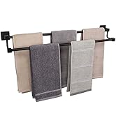 TocTen Double Bath Towel Bar - Thicken SUS304 Stainless Steel Towel Rack for Bathroom, Bathroom A...
