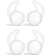 2 Pack Silicone Ear Tips for EarPods USB-C/3.5mm/for Lightning, Anti-Slip Eartips Grips Soft Ligh...