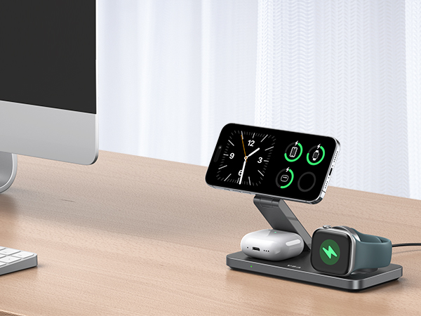 3 in 1 wireless charging station