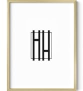 HAUS AND HUES Gold Aluminum Frame Set of 1 - 12x16