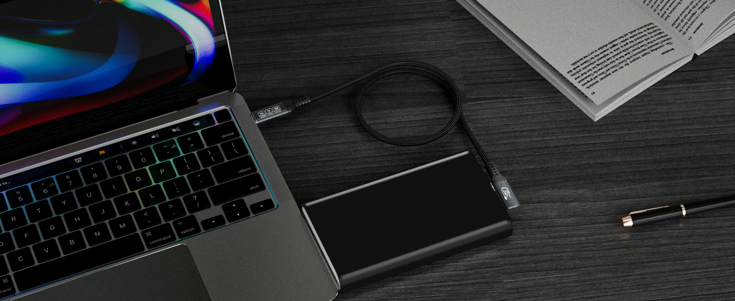 thunderbolt 5 cable right angle